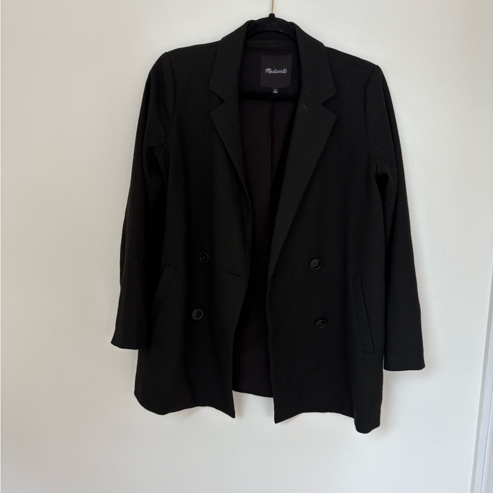 Madewell Black Double-Breasted Women's Blazer